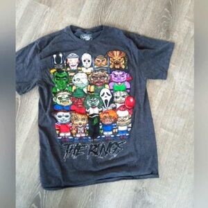 The Rings Graphic Tee - Charcoal